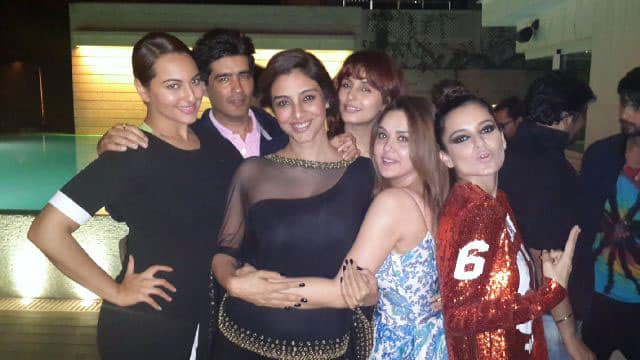 Manish Malhotra :- Last night a Fun party For the super success of Queen':-) -twitter