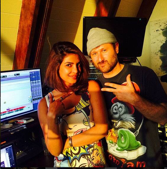 Sam Spiegel :- Me and my girl @priyankachopra cooking up some fresh Punjabi flavors for that delicious new @nasaofficial 