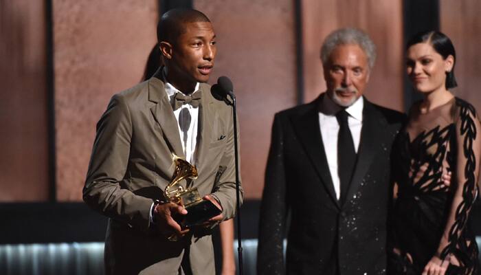 Pharrell Williams wins Grammy for &#039;Happy&#039;