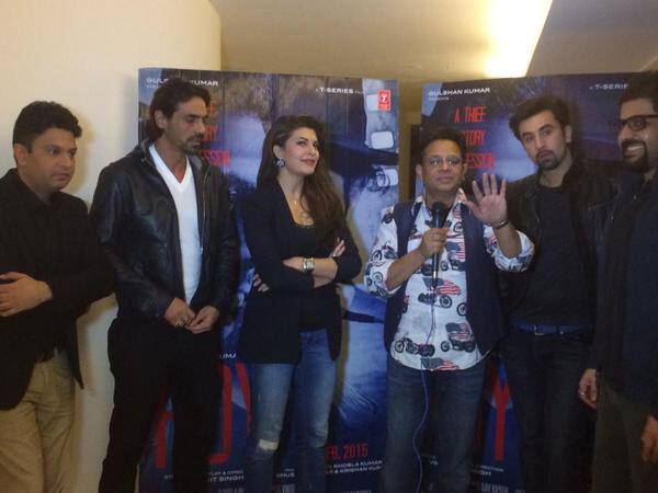 Roy :- More exclusive pics... #roy promotions @RanbirKapoorFC  @Asli_Jacqueline. @rampalarjun @vicktalker -twitter
