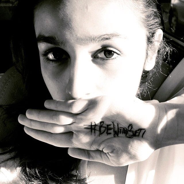 Alia Bhatt :- #BeWithBeti #change   -instagram