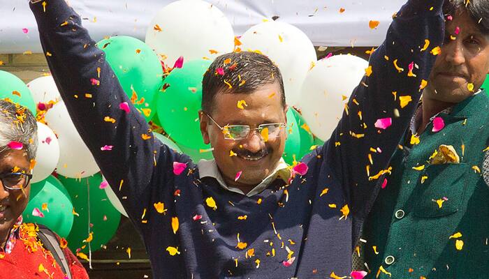 It&#039;s scary: Arvind Kejriwal on Delhi poll victory