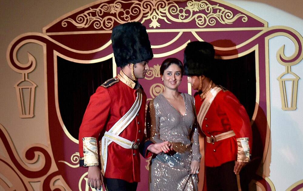 Kareena Kapoor Khan at the launch of Magnum ice-creams during a press conference in New Delhi.