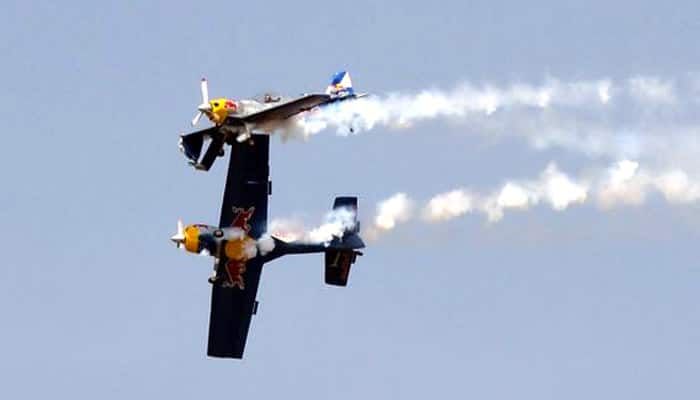 Watch: Close shave for two Czech pilots performing aerobatics at Aero India show