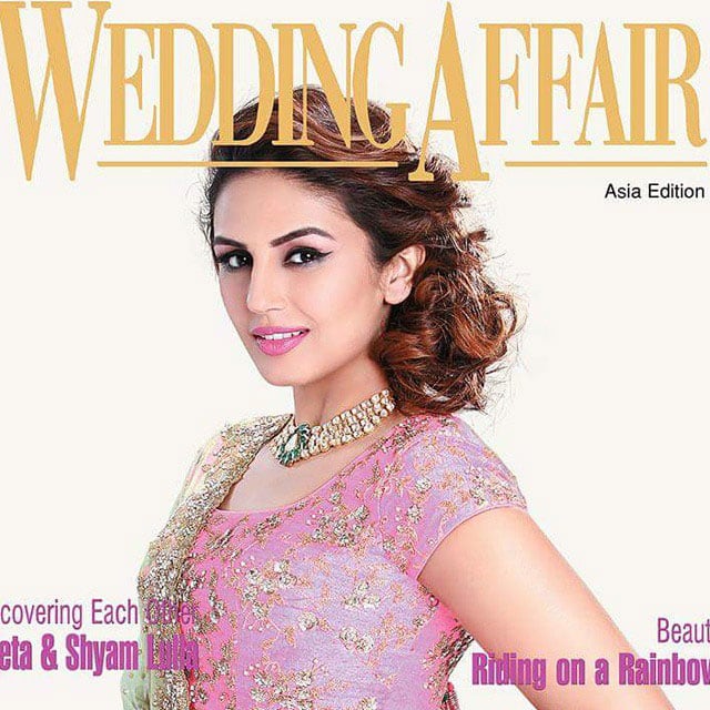 Huma Qureshi :- All u goin to be brides, check out this month's wedding affair mag for the latest styling tips.  -instagram