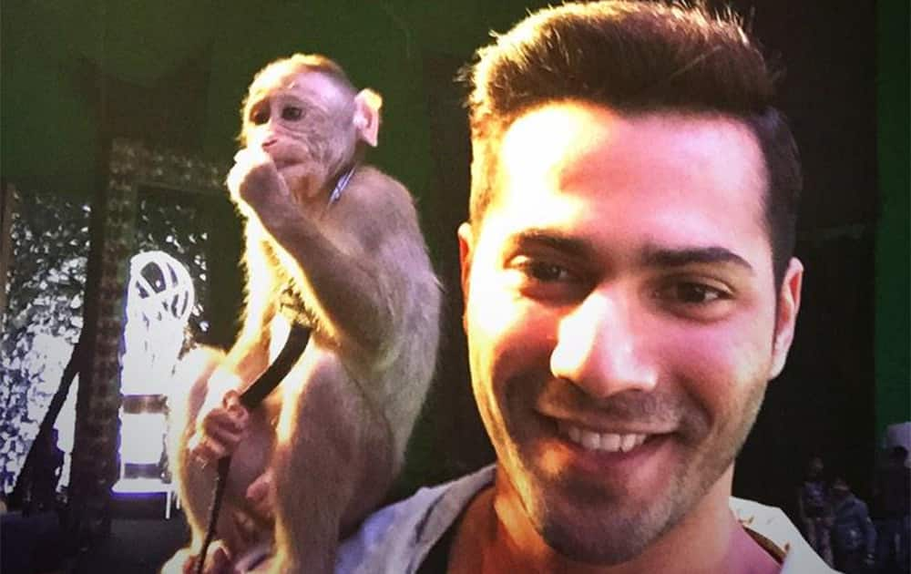 Meet my new friends #abcd2  - twitter @Varun_dvn