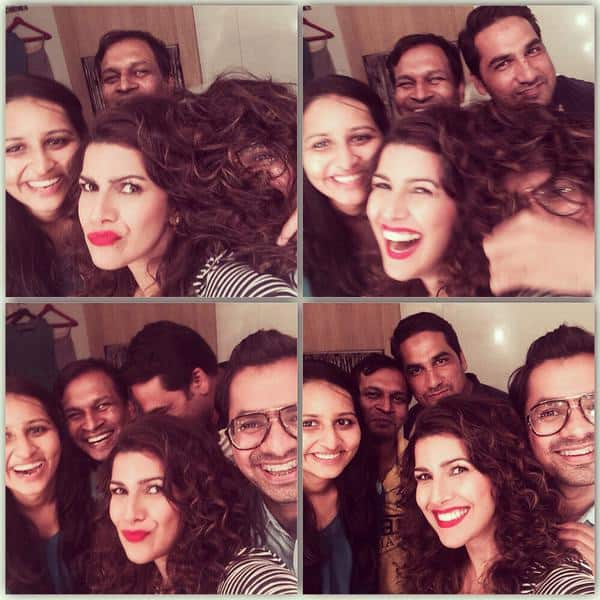 Nimrat Kaur ‏: Swingin' it with Team #AirliftTheMovie!! End of schedule 1...in the hangar all set for round two in Ras-Al-Khaima !! - Twitter