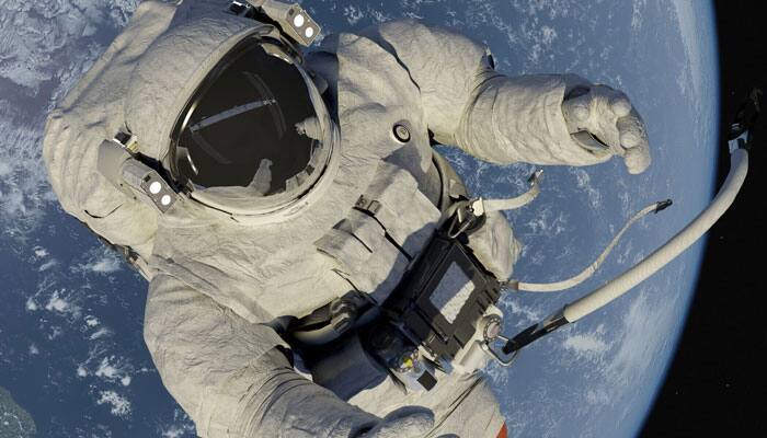 US astronauts step out on spacewalk