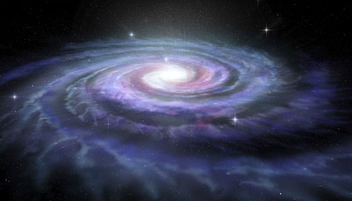 Newborn stars found at edge of Milky Way