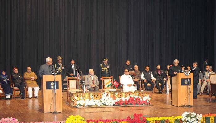 Mufti Mohammad Sayeed takes oath as J&amp;K CM: As it happened