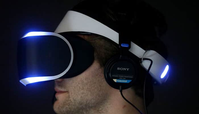 Sony virtual reality head gear set for 2016 release