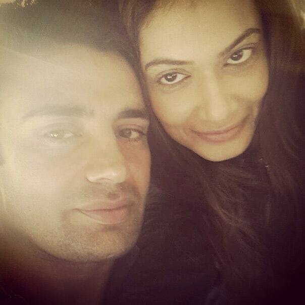 payal_rohatgi : Enroute #VineetJain holi party with @sangramsingh_wrestler- Instagram