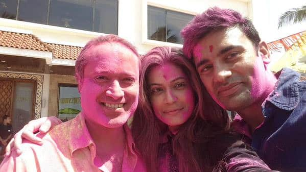 SANGRAM U SINGH ‏: #HappyHoli with @Payal_Rohatgi & nice human being @vineetjaintimes . Enjoyed the party. God bless all  - Twitter