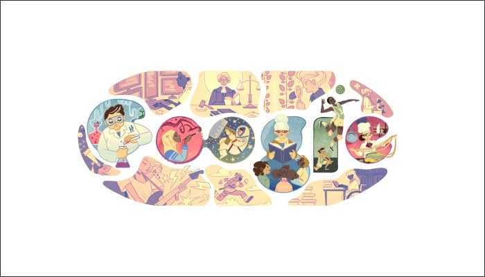 Google wishes world a Happy Women&#039;s Day with doodle!