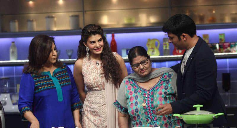 Kapil Sharma :-  Meri maa ko @Asli_Jacqueline pasand Aa gyi.. Hahahaha ;)  -twitter
