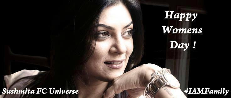 Sushmita FC Universe :- #HappyWomensDay To @thesushmitasen Who Defined d Essence Of A Woman To d World As A Kid When She Was 18 ! #IAMFamily -twitter