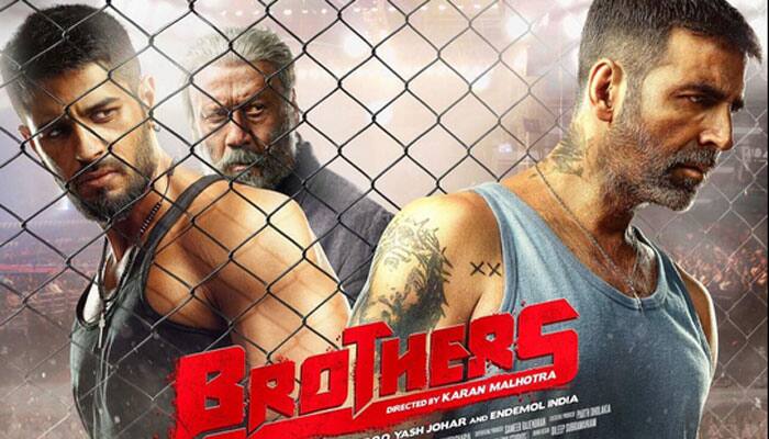 Akshay, Sidharth sport rugged look in &#039;Brothers&#039; first poster