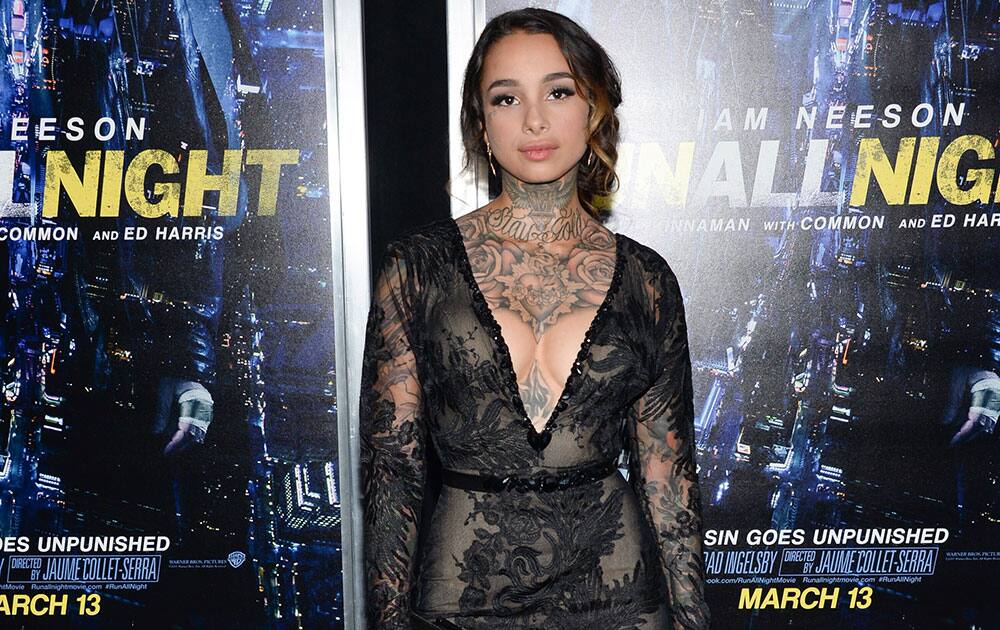 Tattoo artist Cleo Wattenstrom attends the world premiere of 