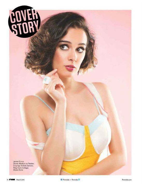 Evelyn Sharma featured on FHM magazine March 2015 -twitter