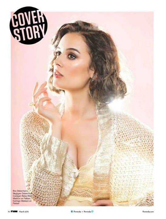 Evelyn Sharma featured on FHM magazine March 2015 -twitter