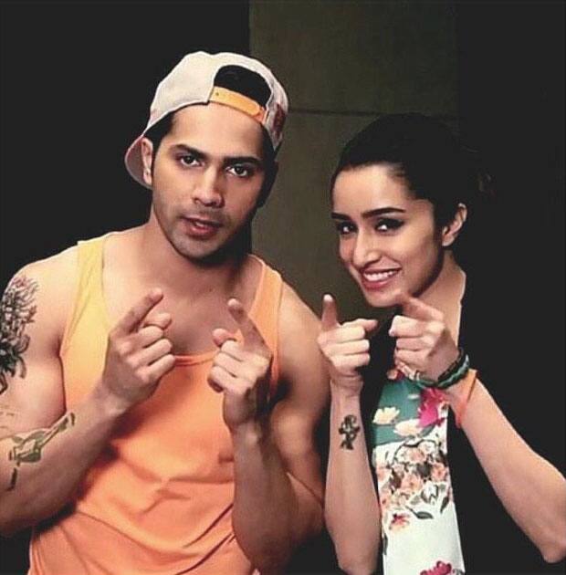 From the sets of #ABCD2 @Varun_dvn & @ShraddhaKapoor -twitter