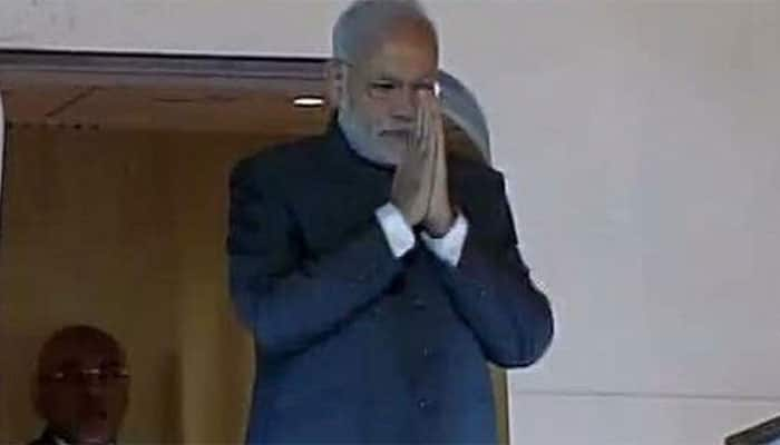 PM Modi arrives in Lanka as final stop of his 3-nation tour