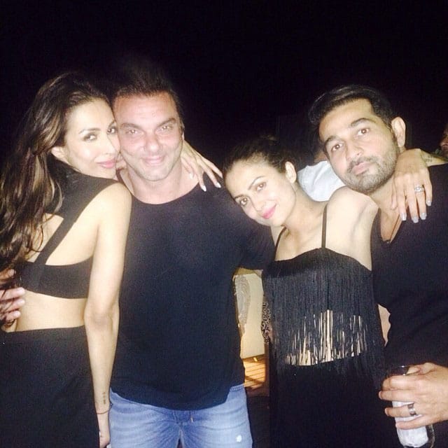 Amrita Arora's husband Shakeel Ladak celebrated his 40th birthday with Friends and Family. -instagram