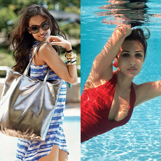 malaika arora khan :- If beach hair, sun-kissed skin and sand between your toes is all that's on your mind, then it's time to slip into my @theclosetlabel swimsuits and cover-ups and get on that airplane already!  -instagram