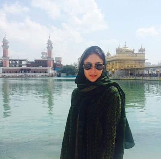 Kareena Kapoor Khan ‏:-  Kareena spotted at Golden Temple, Amritsar -twitter