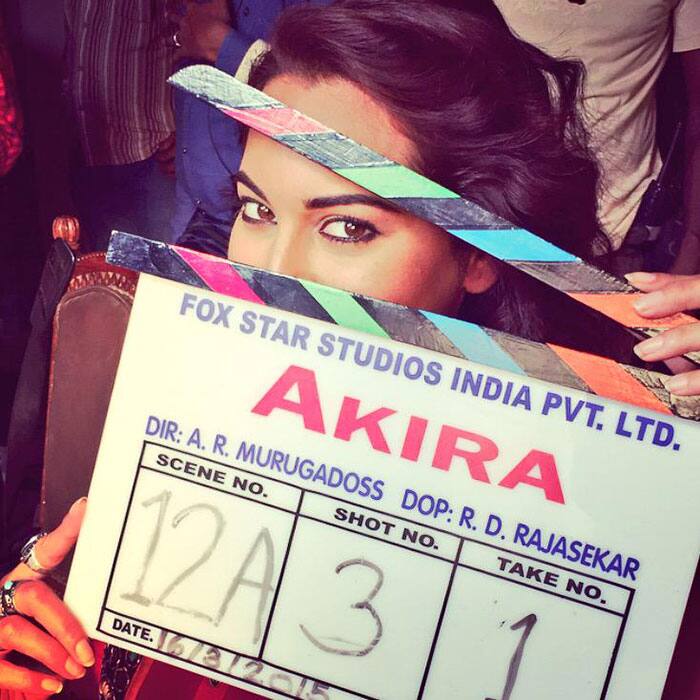 Sonakshi Sinha :- Say hello to #AKIRA. My new name and new film. -twitter