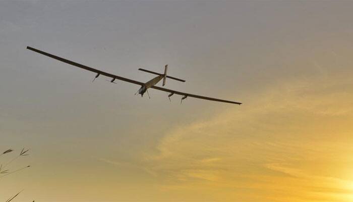 Solar Impulse takes off from Ahmedabad, next stop Varanasi