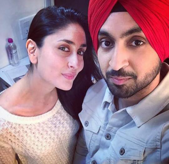 Kareena Kapoor Khan :- Photo:  New, Selfie on the sets of Udta Punjab with @diljitdosanjh -twitter