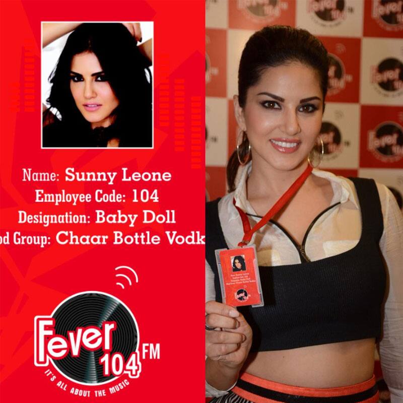 HOTTEST JOINEE EVER !! @SunnyLeone @Fever_104FM Mazaaaaaa :):):) @LeelaFilm  -twitter