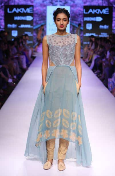 Designer Kunal Anil Tanna showcased his spring summer collection, 'Ume Matsuri' at the Lakme Fashion Week 2015.