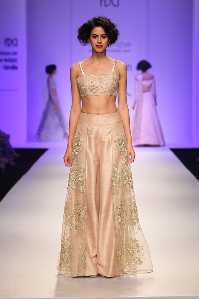 Payal Singhal Collection at Amazon Indian Fashion Week 2015.