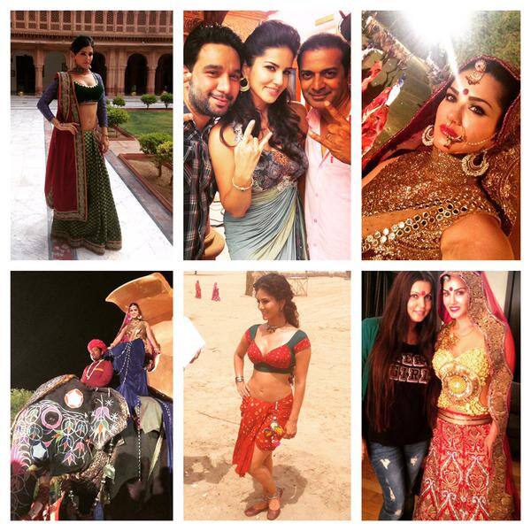 My personal collection of pics from @LeelaFilm - Twitter‏@SunnyLeone