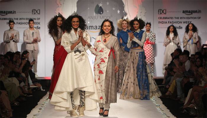 AIFW: Anju Modi brings fantasy world on runway