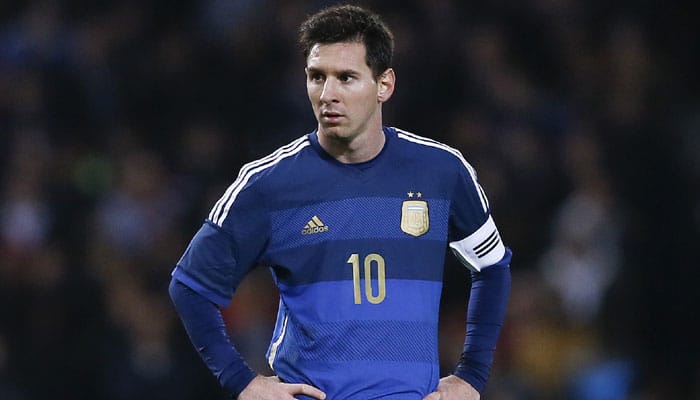 messi in new argentina jersey