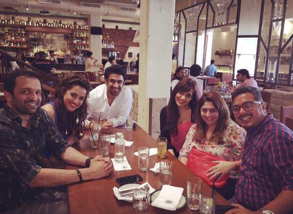 Good times..@atulkasbekar @piyasawhney @TheAmitSadh @aishasharma25 #Sri Ram #BombayCanteen :) - Twitter‏@Officialneha