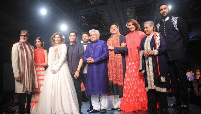 Bachchan family walks the ramp for Shabana Azmi&#039;s Mijwan 2015