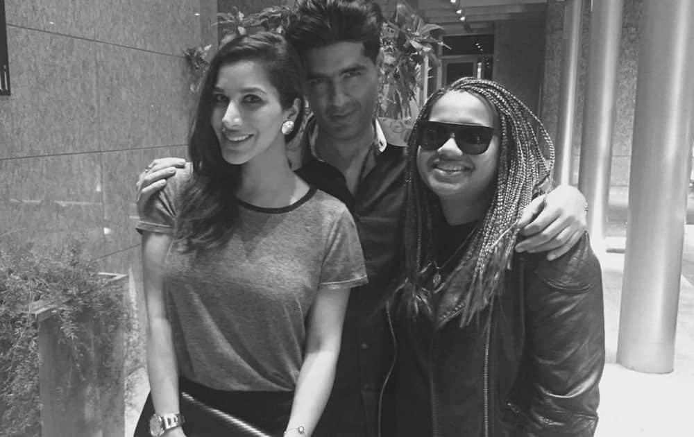 SOPHIE CHOUDRY :- “@AsliAmirah: An evening well spent relaxing with the lovelies @ManishMalhotra1 and @Sophie_Choudry ✌️ ” Finally!! -twitter
