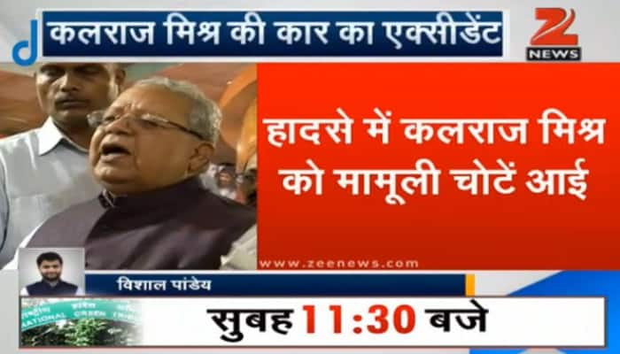 Union Minister Kalraj Mishra sustains minor injuries in Delhi road accident