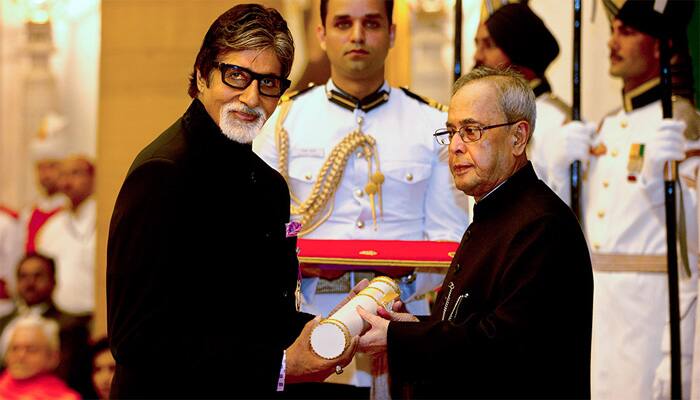 Dilip Kumar, Amitabh Bachchan conferred with Padma Vibhushan 