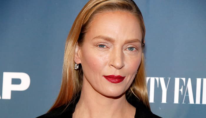 Uma Thurman flaunts beach body