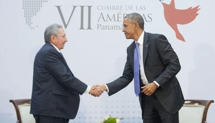 Barack Obama says talks with Raul Castro &#039;candid, fruitful&#039;