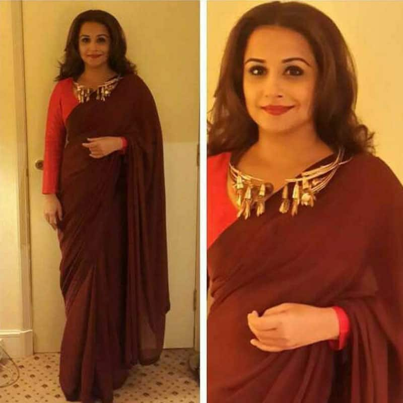 VidyaBalanFanClub :- Vidya Balan, who is the brand ambassador of @IFFMelb, all decked up for its dinner gala night. -twitter