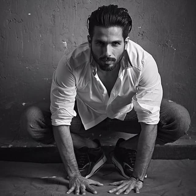 Shahid Kapoor :- Black and whites and Rohan Shreshta seem to have an effect that I enjoy . Morning all. -instagram