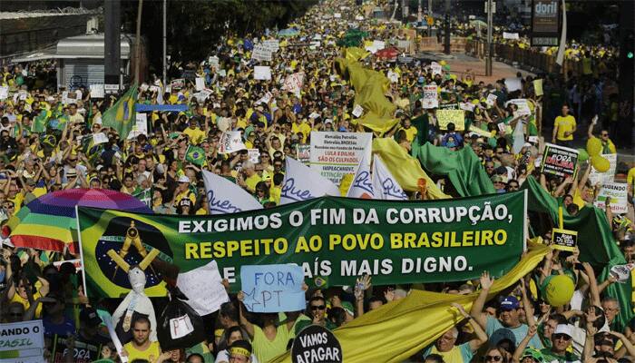 Fresh protests in Brazil against Rousseff, corruption 
