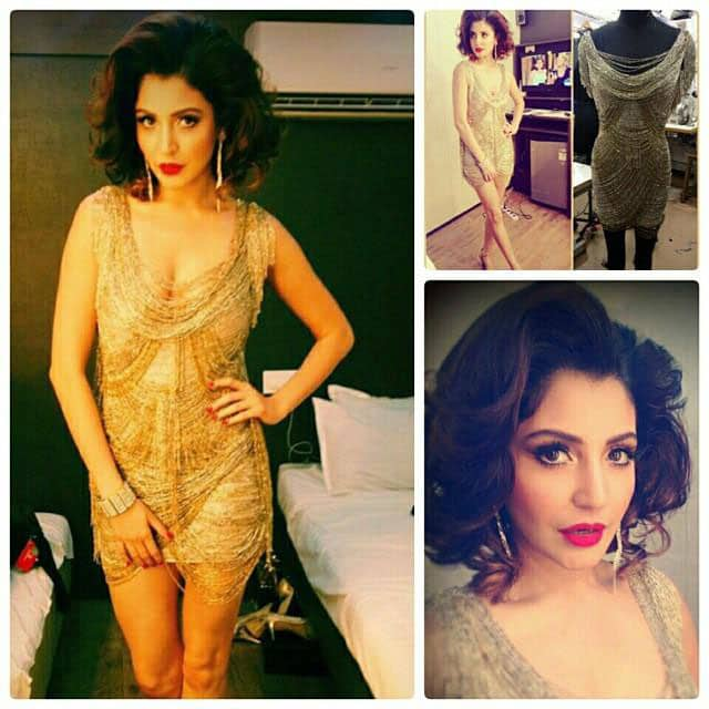 The stunning Anushka Sharma in Babita Malkani for Bombay Times cover shoot to promote Bombay Velvet. -twitter