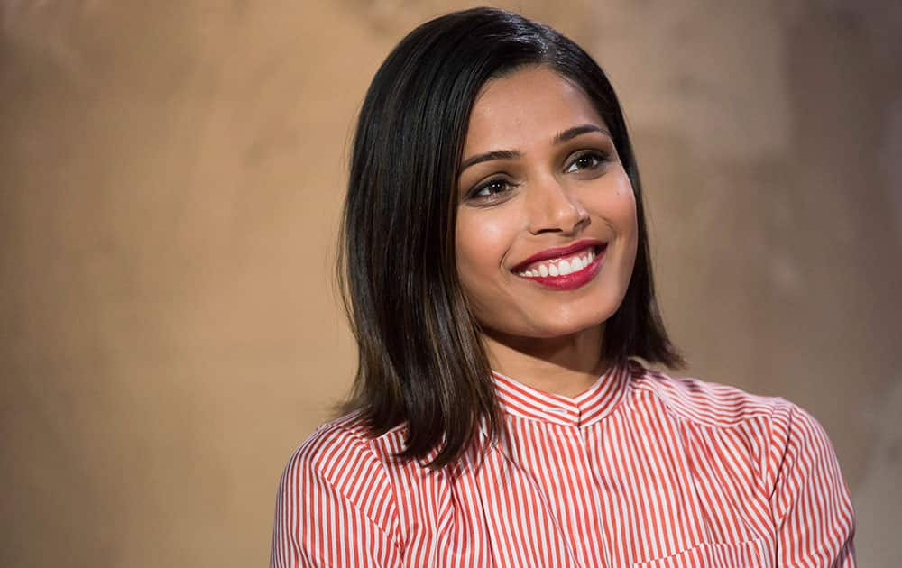 Freida Pinto participates in AOL's BUILD Speaker Series to discuss her new film 